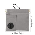 thumbnail image 3 of Dog Treat Pouch,Portable Dog Training Treat Bag | Leakproof Clip-On Design with Built-In Waste Bag Dispenser | Auto Closing Dog Walking Bag for Puppy Travel or Outdoor Use,Gray, 3 of 9