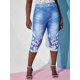 thumbnail image 2 of Tallas grandes Mariposa 3D Jean Imprimir Getgings Rosegal Leggings de talla grande, 2 of 5