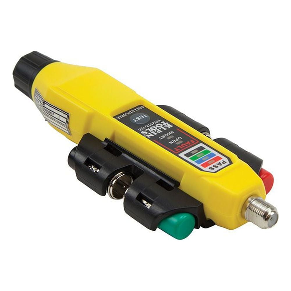 Klein Tools VDV512-101 Coax Explorer 2 Cordless Tester Kit with Cable Tester/ Wire Tracer/ Coax Mapper