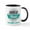 White/Black Inside, variant on CafePress - 1953 Birthday Vintage Chrome Mug - 11 oz Ceramic Mug - Novelty Coffee Tea Cup