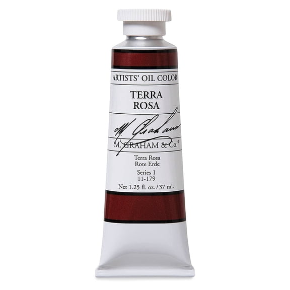 M. Graham Artists' Oil Color - Terra Rosa, 37 ml tube