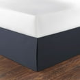 thumbnail image 1 of Nautica Home | Home Collection | 100% Cotton 15-Inch Tailored Drop Bedskirt Dust Ruffle, Split Corners for Easy Fit, Pre-Washed for Extra Softness, Queen, Navy, 1 of 1