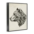 thumbnail image 4 of Stupell Industries Woodland Bear Drawing Animals & Insects Drawing Black Framed Art Print Wall Art, 16 x 20, 4 of 10