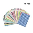 thumbnail image 3 of 10pcs Stickers Labels Self-adhesive Waterproof Adhesive Printing Paper Dot Label Classification Mark Sticker For Adults And Kids (random Color), 3 of 3