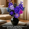 thumbnail image 2 of Shop of horrors Blue Roses Bouquet Building Block Set Preserved Roses Artificial Flowers Mothers Day Christmas Valentine's Day Gift for Her(585Pcs), 2 of 6
