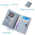 thumbnail image 2 of FALAN MULE Small Wallets Woman Slim RFID Blocking Mini Credit Card Holder, 2 of 7