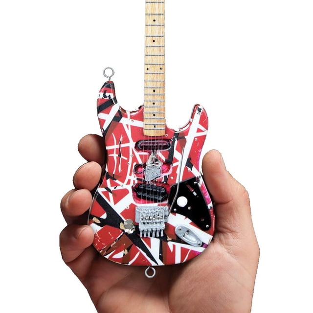 EVH Miniatura Guitarras EVH Frankenstein Mini Réplica de Guitarra Van Halen (EVH001)