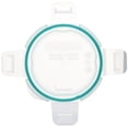 thumbnail image 4 of Snapware 7202R Clear Total Solutions Plastic Lids with Teal Blue Gaskets (4-Pack), 4 of 4