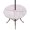 Cherry Blossom Pink, variant on Round Outdoor Tablecloth with Umbrella Hole and Zipper, Palm Tree Monstera Tablecloth with Elastic Waterproof, Black White Leaf Boho Botanical Tropical Patio Table Covers for 31" - 35" Pool Tables