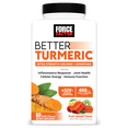 thumbnail image 5 of (2 pack) Force Factor Better Turmeric, Turmeric Curcumin Supplement with Ginger for Joint Health & Inflammation Support, Fruit Splash, 60 Soft Chews, 5 of 15