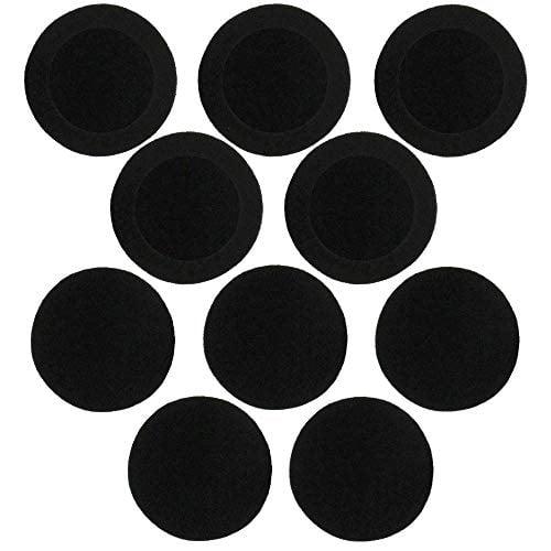 On-Ear Cushion Replacement Ear Pads 50mm / 2" Foam Earphone Cushions EarPad Headphone Headset Covers (5 Pairs) Pack of 10