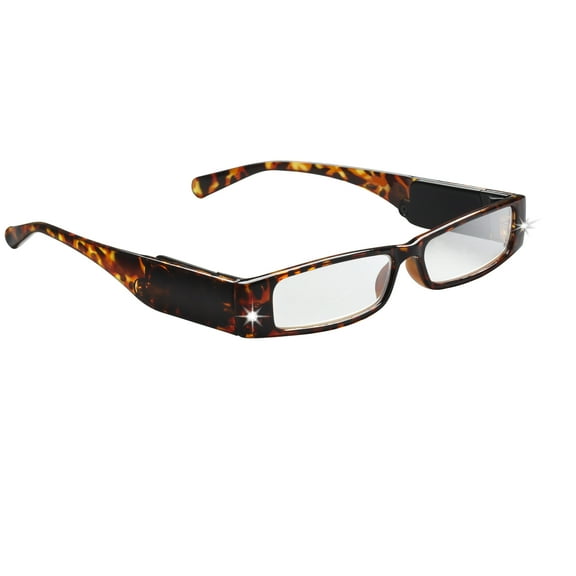 LightSpecs LightPipe Reading Glasses with LED Lights, Mr. Carter  1.50 Power