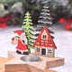 thumbnail image 4 of Decoración navideña Nuevo candelabro de madera para Navidad Adorno de mesa Suministros navideños de Papá Noel, 4 of 8