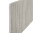 thumbnail image 2 of Modway Milenna Channel Tufted Upholstered Fabric Full/Queen Headboard in Oatmeal, 2 of 10