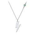 thumbnail image 1 of Lightning Bolt Charm Necklace with Gemstone, 1 of 6