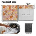 thumbnail image 7 of Drydeepin Hippie Flower Yellow Car Back Seat Cover, Rear Bench Seat Towel Cover, Non-Slip Rear Seat Cover Universal Fit for Sedans SUVs Truck Auto Interior Decor, 7 of 7