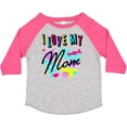 thumbnail image 3 of Inktastic I Love My Mom 80s Retro Style Boys or Girls Toddler T-Shirt, 3 of 5