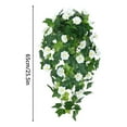 thumbnail image 4 of Fwttom 2.1 FT Artificial Flowers Vines, Colorful Hanging Fake Flowers Petunia Vine for Wall Decoration Wedding Party Home Decor, Mother's Day Gifts, 4 of 6