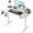 44 Inches2, variant on FEZIBO 44 x 24 Inches Standing Desk, Height Adjustable Electric Standing Desk, Stand up Table, Sit Stand Home Office Desk with Splice Board, White