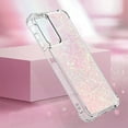 thumbnail image 6 of Compatible with Samsung Galaxy A15 5G Liquid Case Glitter Cute Phone Case Shiny Floating Quicksand Shockproof Protective Soft TPU Girly Women Case for Samsung Galaxy A15 5G Star Pink YB, 6 of 7