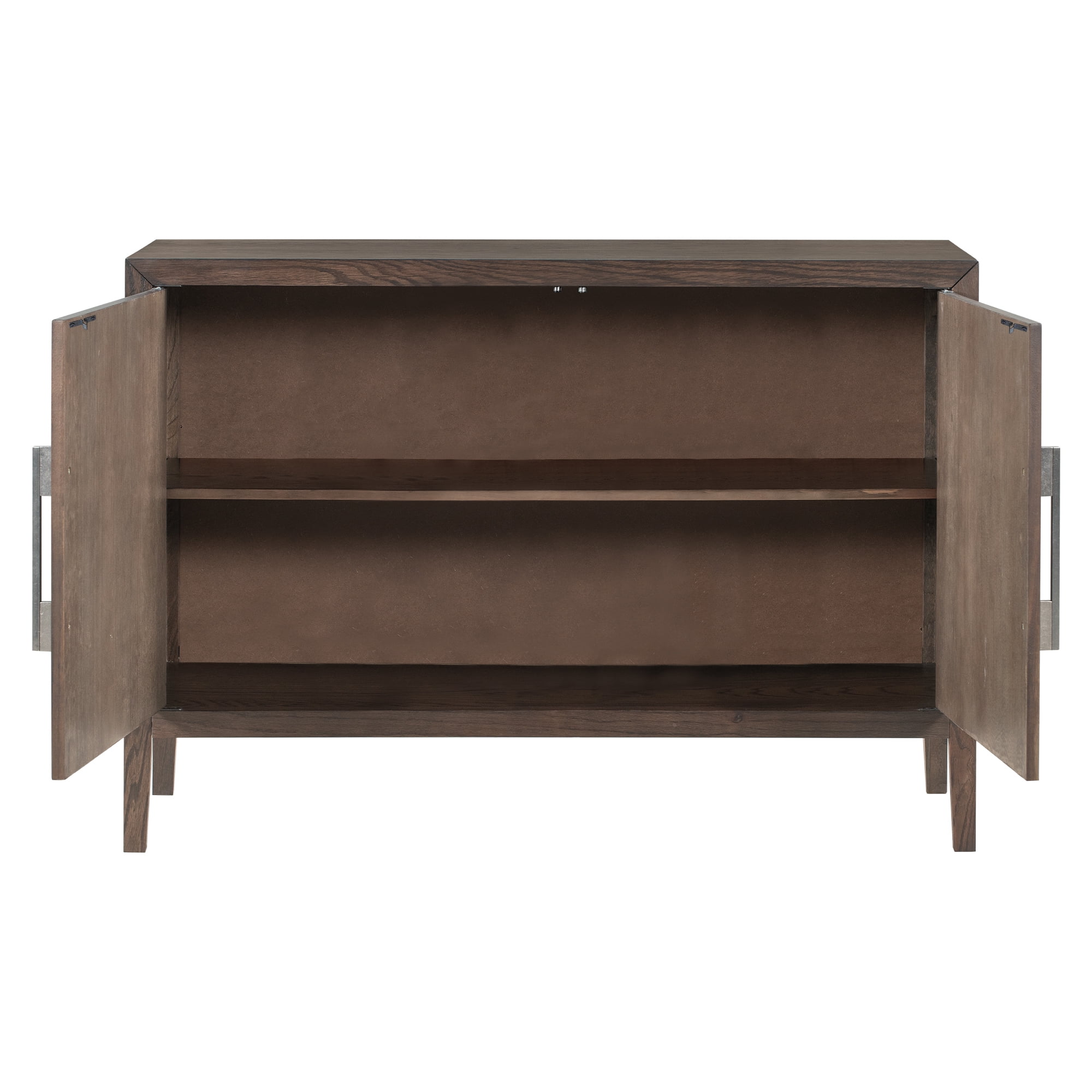 Aukfa Wood Accent Cabinets with Doors,Buffet Storage Cabinet for Hallway, Entryway, Living Room,Espresso