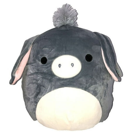 Squishmallow 8 Inch Jason the Donkey Stuffed Plush Toy