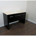 thumbnail image 2 of Bellaterra Home 55.3 in Single sink vanity-Black-Cream Marble, 2 of 7