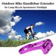 thumbnail image 4 of Ciclismo ZTTO MTB bicicleta computadora cronómetro soporte de extensión soporte (púrpura) Ehuebsd Para estrenar, 4 of 8