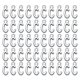 thumbnail image 1 of 50pcs English Alphabet C Pendant Alloy Charms DIY Jewelry Making Accessories for Necklace Bracelet (Antique Silver), 1 of 4