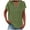 510_Green, variant on Women's Breathable Cotton-Linen V-Neck Casual Summer T-Shirt With Soft Stretch For Multi-Occasion Wear Beige