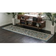 thumbnail image 3 of Rugs.com Neda Collection Rug – 10 Ft Runner Blue Low Rug Perfect For Hallways, Entryways, 3 of 9