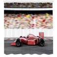 thumbnail image 3 of Ambesonne Cars Shower Curtain, Red Race Car Side View, 69"Wx84"L, Grey Red Black, 3 of 3