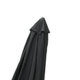 thumbnail image 2 of Cubierta de toldo de tela Sunnimix para Sombrilla de Jardín 2 metros 6 Costillas negro, 2 of 3