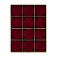 thumbnail image 2 of Adornos Navideños Flocados de 6 Cm, 12 Bolas de Terciopelo Oscuro con Cuerda para Colgar | Decoraciones Navideñas de Plástico Duradero | Decoración Navideña Multiusos para Árboles, Puertas, Paredes y, 2 of 6