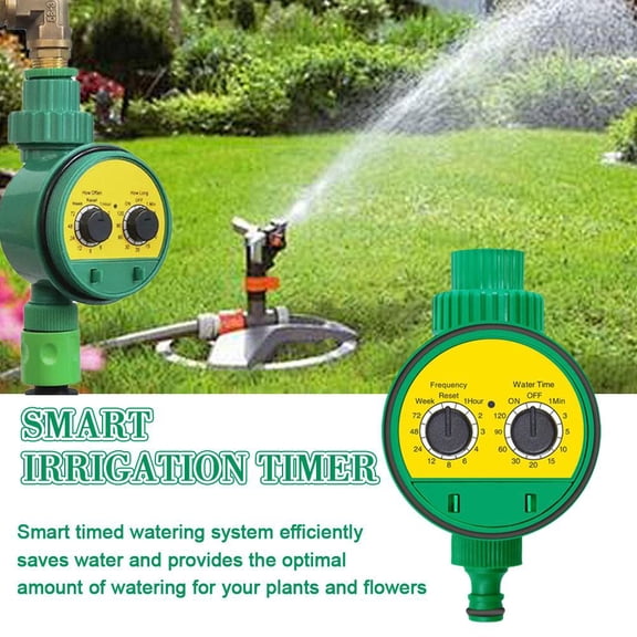Blarkrus Plastic Outdoor Garden Watering Hose Timer with Automatic Irrigation=