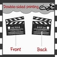 thumbnail image 4 of Cupcake Toppers LUCKYQUBE con tema de cine, paquete de 48 unidades, purpurina, 4 of 8