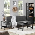 thumbnail image 2 of Mainstays Traditional 5 Shelf Bookcase with Doors, 2 of 7