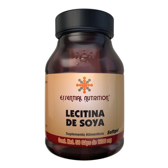 Suplemento alimenticio Essential Nutrition Lecitina de Soya 50 cápsulas de 1200 gm