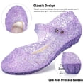 thumbnail image 3 of Ecetana Girls Jelly Sandals Princess Costumes Flats Shoes Cosplay Birthday Party Dress Up Shoes for Kids Toddler, 3 of 7