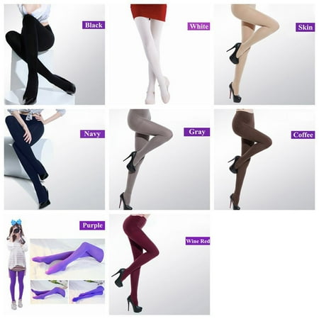 

Poseidon Fashion Women Thick 120D Stockings Pantyhose Tights Opaque Long Footed Socks