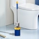 thumbnail image 1 of Fiudx Liquidación de ahorros de verano Escobilla De Inodoro Con Cerdas Duras Kit De Cepillo Para Tazón De Limpieza De Baño Cepillo Limpiador De Inodoro Moderno Y Compacto Cerdas De Mango Largo Para B, 1 of 7