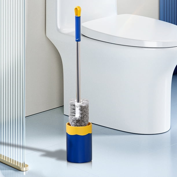 Fiudx Liquidación de ahorros de verano Escobilla De Inodoro Con Cerdas Duras Kit De Cepillo Para Tazón De Limpieza De Baño Cepillo Limpiador De Inodoro Moderno Y Compacto Cerdas De Mango Largo Para B