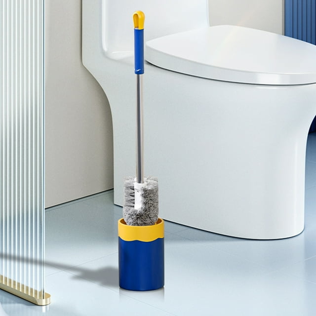 Fiudx Ofertas De La Semana Escobilla De Inodoro Con Cerdas Duras Kit De Cepillo Para Tazón De Limpieza De Baño Cepillo Limpiador De Inodoro Moderno Y Compacto Cerdas De Mango Largo Para Baño