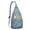 Sky-blue-10, variant on Retro Vintage Sling Backpack - Hippie Style Crossbody Bag, Lightweight Hiking Daypack
