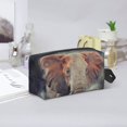 thumbnail image 6 of Uemuo Elephant in Smoke Pattern Portable Toiletry Bags with Handle, Waterproof travel Make up Bags for Women, Large Capacity Travel Cosmetic Bags, 6 of 9