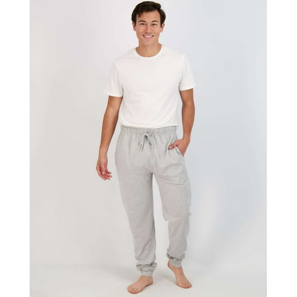 Real Essentials 4 Pack: Men's Cotton Jersey Soft Jogger