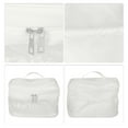 thumbnail image 3 of 1 Pc Women Convenient Square Makeup Bag for Vacation Camping Business Travel White, 3 of 4