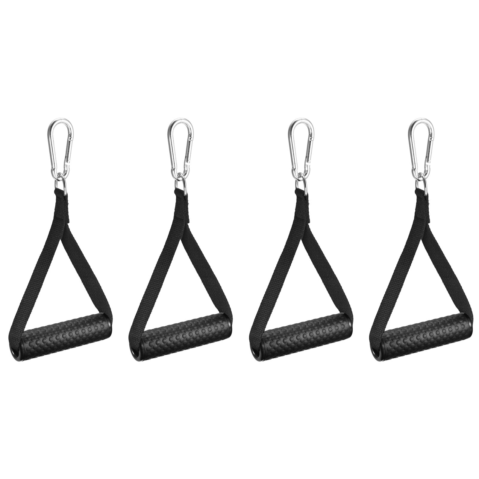 Uxcell Rubber Resistance Exercise Band Handles with Large Clips 2 Set