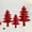 Red, variant on Non-Woven Mini Christmas Tree Desktop Decoration Set Festive Tabletop Xmas Tree Kit Small Christmas Tree Decorations for Home Office Desk Holiday Seasonal Decor