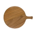 thumbnail image 3 of Oussum Wooden Round Cutting Board with Handle Natural Wood Cutting Boards, 3 of 6